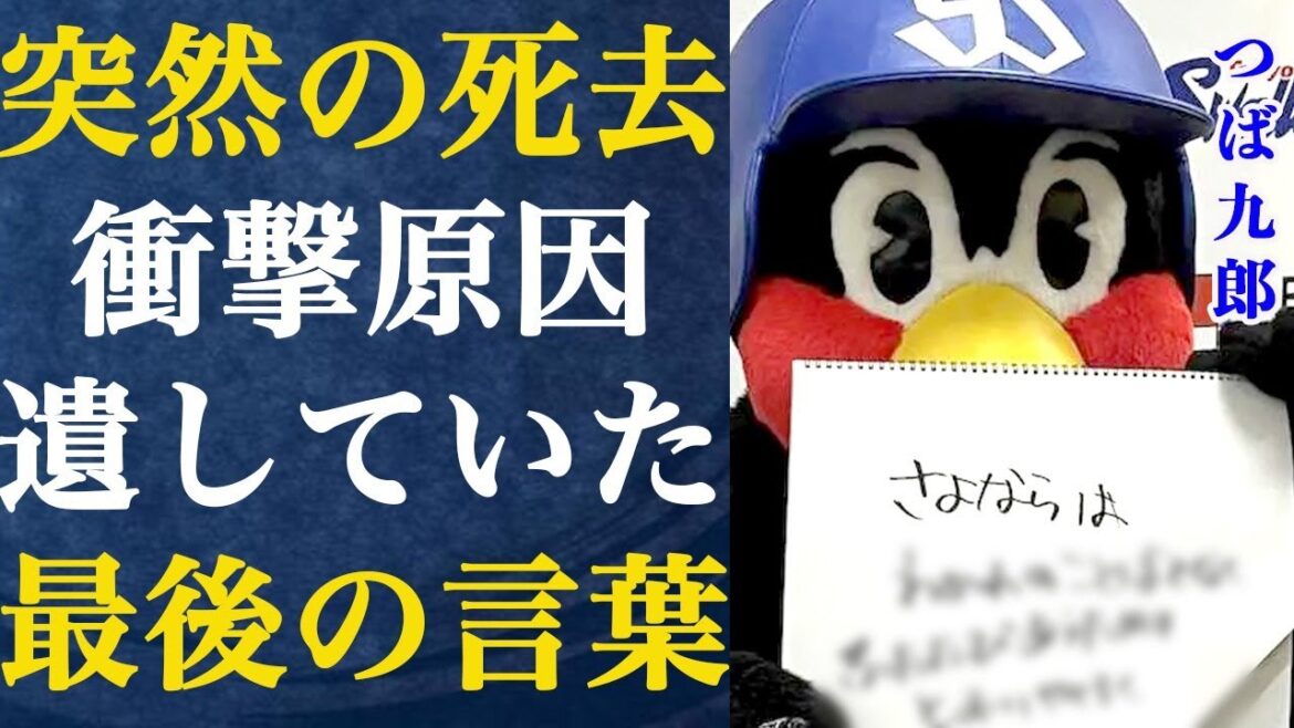 【訃報】つば九郎が永眠…ヤクルトOBや著名人が続々と追悼を述べ、野球ファンのみならず日本中から悲しみの声が上がる…多くの人が涙した最期の言葉とは…【ヤクルト/プロ野球】 【訃報】つば九郎が永眠…ヤクルトOBや著名人が続々と追悼を述べ、野球ファンのみならず日本中から悲しみの声が上がる…多くの人が涙した最期の言葉とは…【ヤクルト/プロ野球】