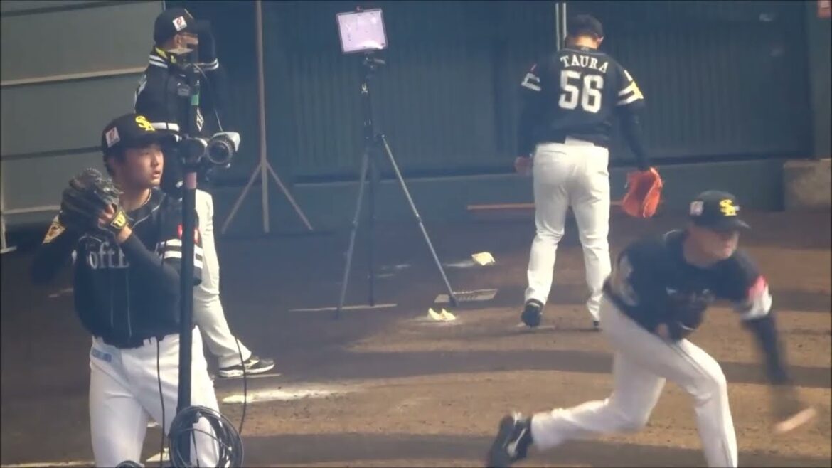 村田賢一・前田純・田浦文丸投手のブルペン（2025.02.18） ～ソフトバンクホークス春季キャンプ2025～