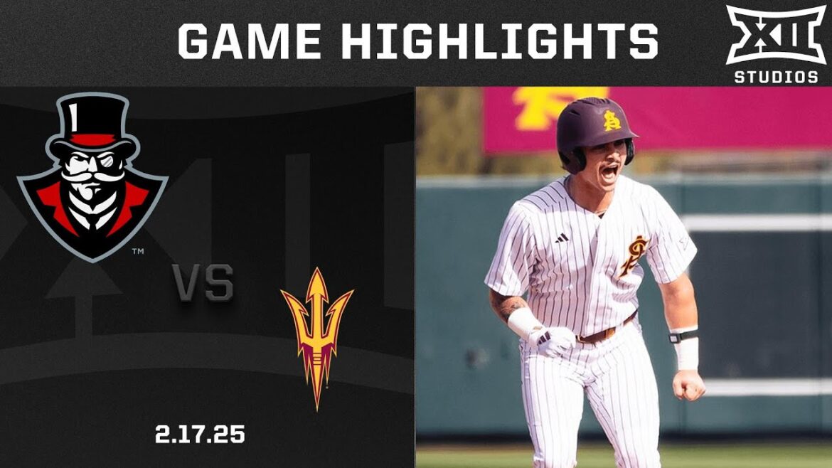 Austin Peay vs. Arizona State (2.17.25) Highlights | 2025 Big 12 Baseball