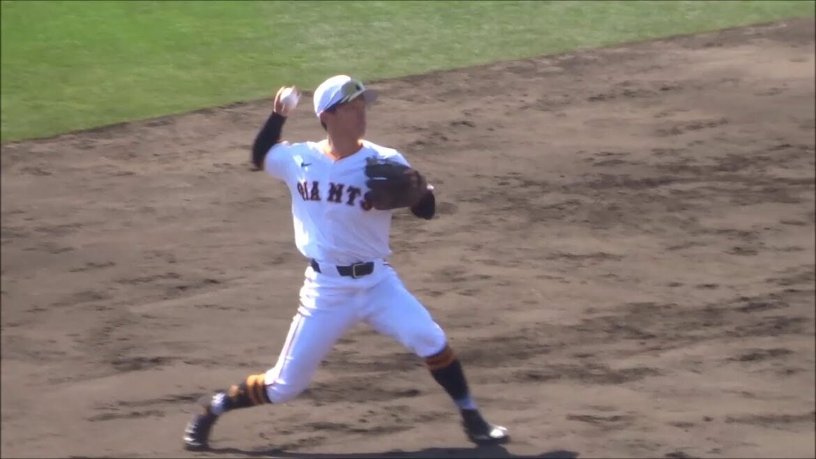 浦田俊輔、守備練習（2025.02.20） ～読売ジャイアンツ宮崎春季キャンプ2025～