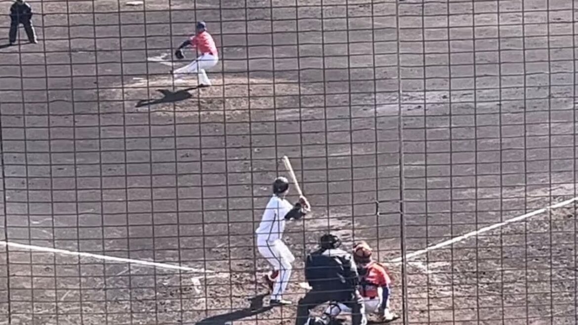 【元ソフトバンクホークス】小林珠維（オイシックス新潟アルビレックスBC）2025.2.18練習試合vs.くふうハヤテ