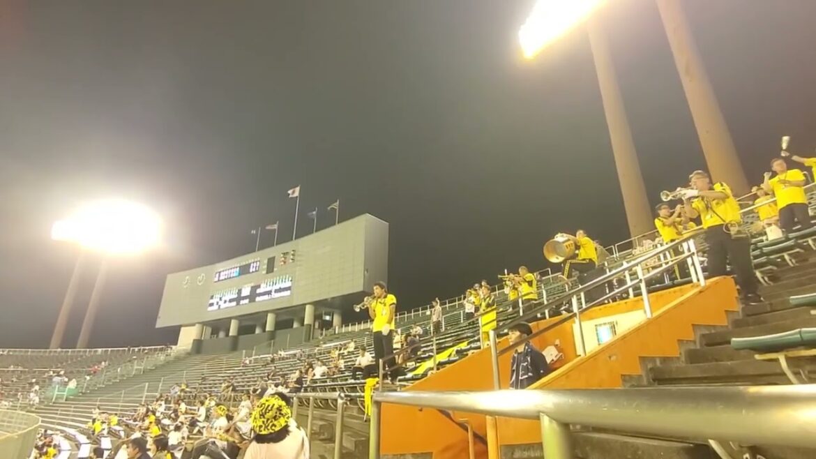 20240726　打者は遠藤成！ﾌｧｰﾑ公式戦で流れる【ヒッティングマーチ2番(野手汎用応援歌)】6回ｳﾗ　阪神ﾀｲｶﾞｰｽ2軍@岡山･倉敷ﾏｽｶｯﾄｽﾀｼﾞｱﾑ［ｳｴｽﾀﾝ･ﾘｰｸﾞ 2軍戦］