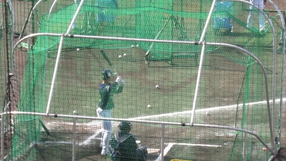 内山壮真フリーバッティング＜ヤクルトスワローズ 沖縄キャンプ 2025年2月19日＞