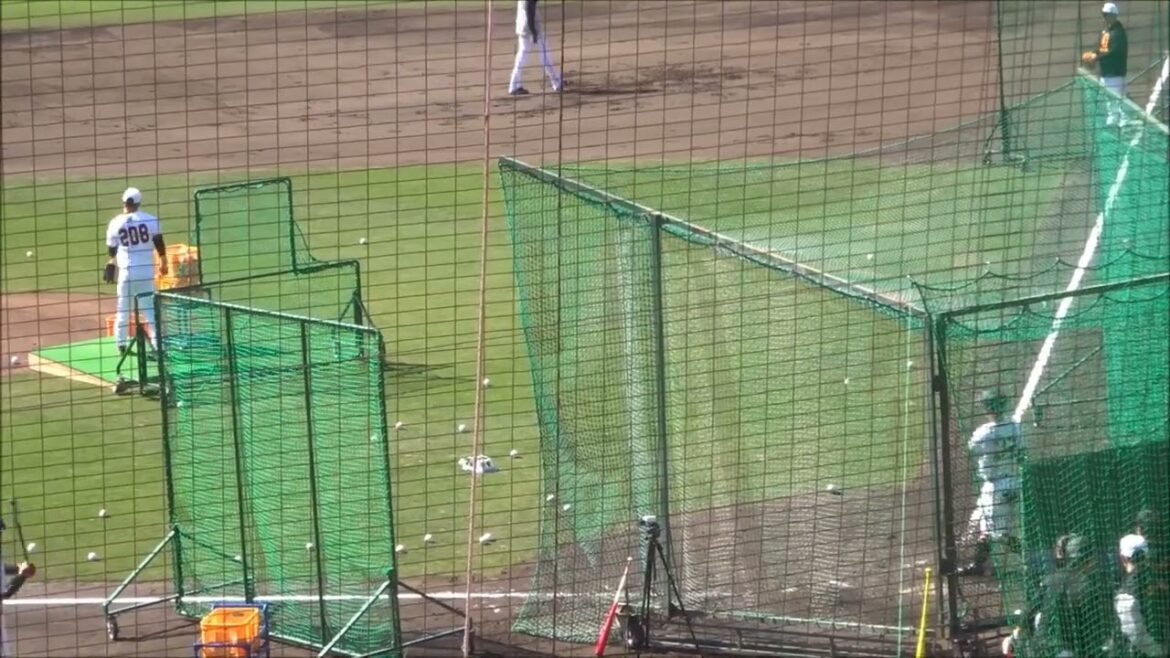 浦田俊輔、フリーバッティング（2025.02.20） ～読売ジャイアンツ宮崎春季キャンプ2025～