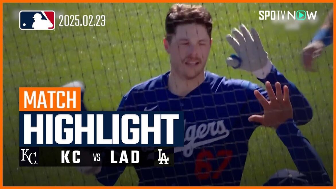 【ドジャース・フェデュシアが3ラン含む3安打5打点で好調アピール】ロイヤルズvsドジャース 試合ハイライト MLB2025スプリングトレーニング 2.23