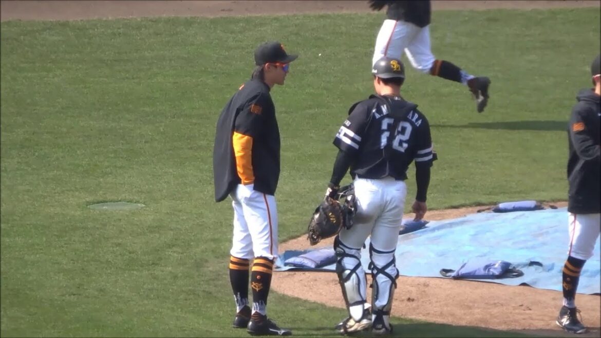 舟越秀虎選手、古巣のホークスの選手たちとの再会