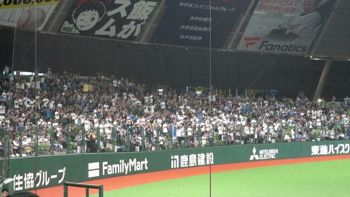 埼玉西武ライオンズ 佐藤龍世 応援歌 inベルーナドーム 2024 8-22