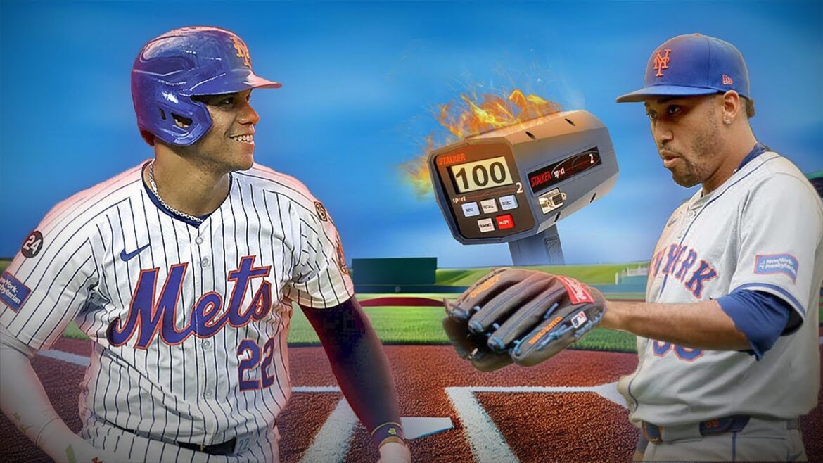 JUAN SOTO en su PRIMER TURNO con los METS vs EDWIN DIAZ