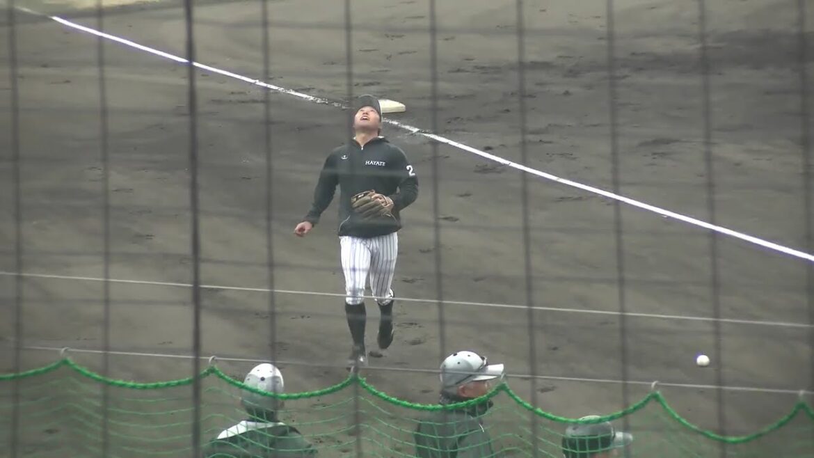 松本陣選手(知徳高校出身) 鈴木将平選手(元 埼玉西武ライオンズ) チャン・ヒョンジン(張賢眞)選手 ノック・打撃練習サポート くふうハヤテベンチャーズ キャンプ 2025/2/3