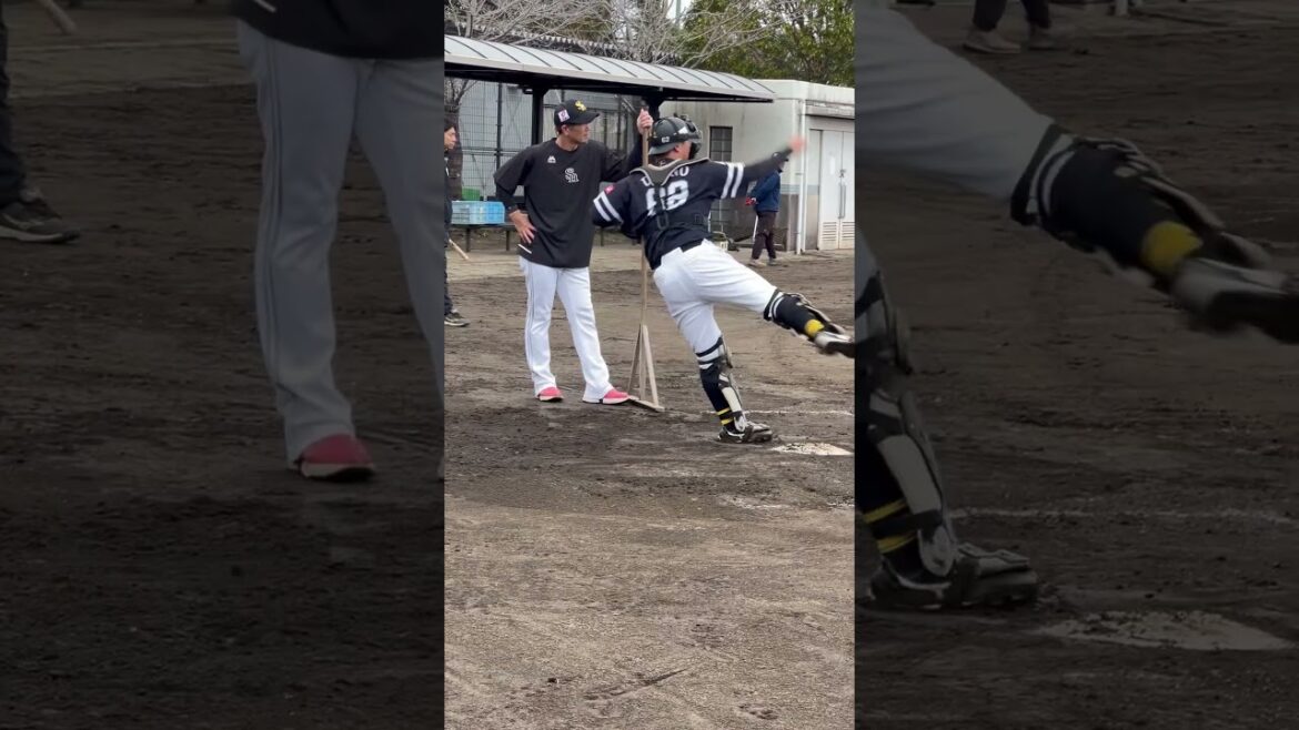 野球楽しい #sports #baseball #catching #catcher #スポーツ #キャンプ #spring #camp #宮崎 #福岡ソフトバンクホークス #野球 #練習 #野球部