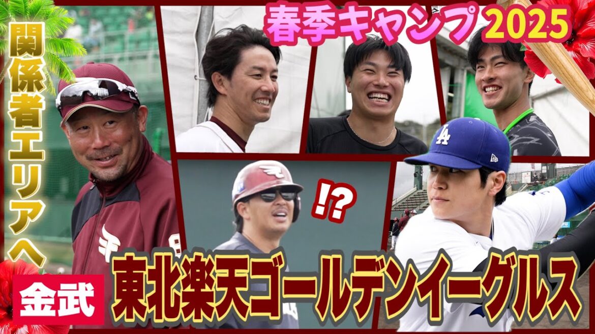 楽天イーグルスの春季キャンプ裏側にマチョ谷翔平が潜入！【プロ野球キャンプ】