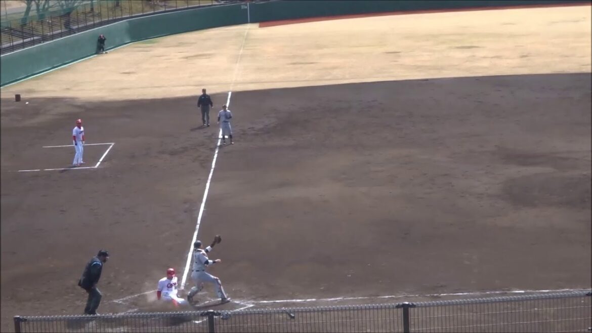 吉村優聖歩、4回裏のピッチング vs  野間峻祥 → 佐々木泰 → 松山竜平 → 髙木翔斗 → 久保修【巨人2軍 vs 広島カープ2軍の練習試合（2025.02.23）】