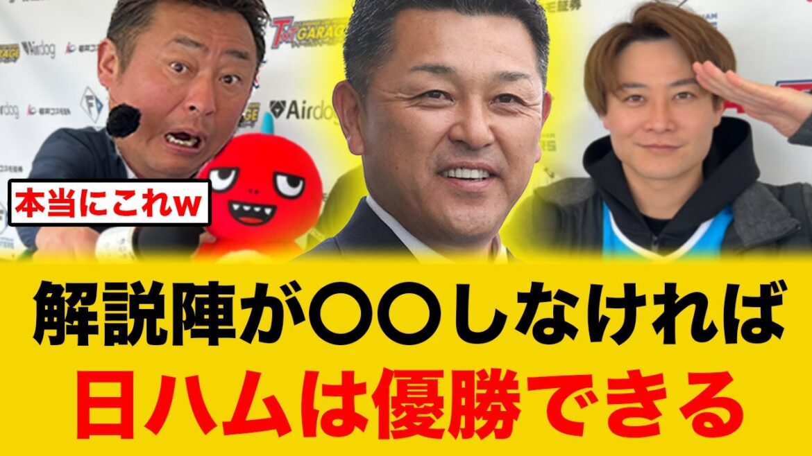 【日本ハム】中日OB谷繁元信、日ハム解説陣にはっきり言う【ファイターズキャンプ】