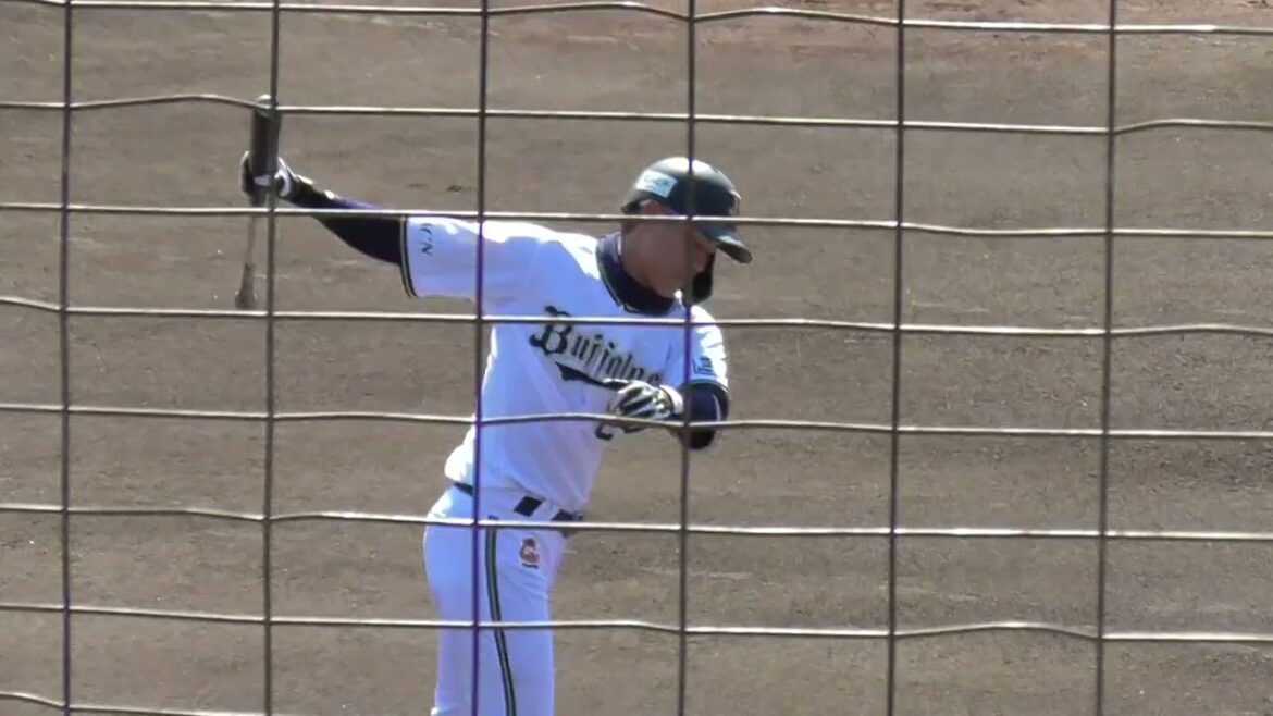 【プロ野球】2025年2月24日　オリックス　キャンプ　『VSゴールデンラークス　1回裏』