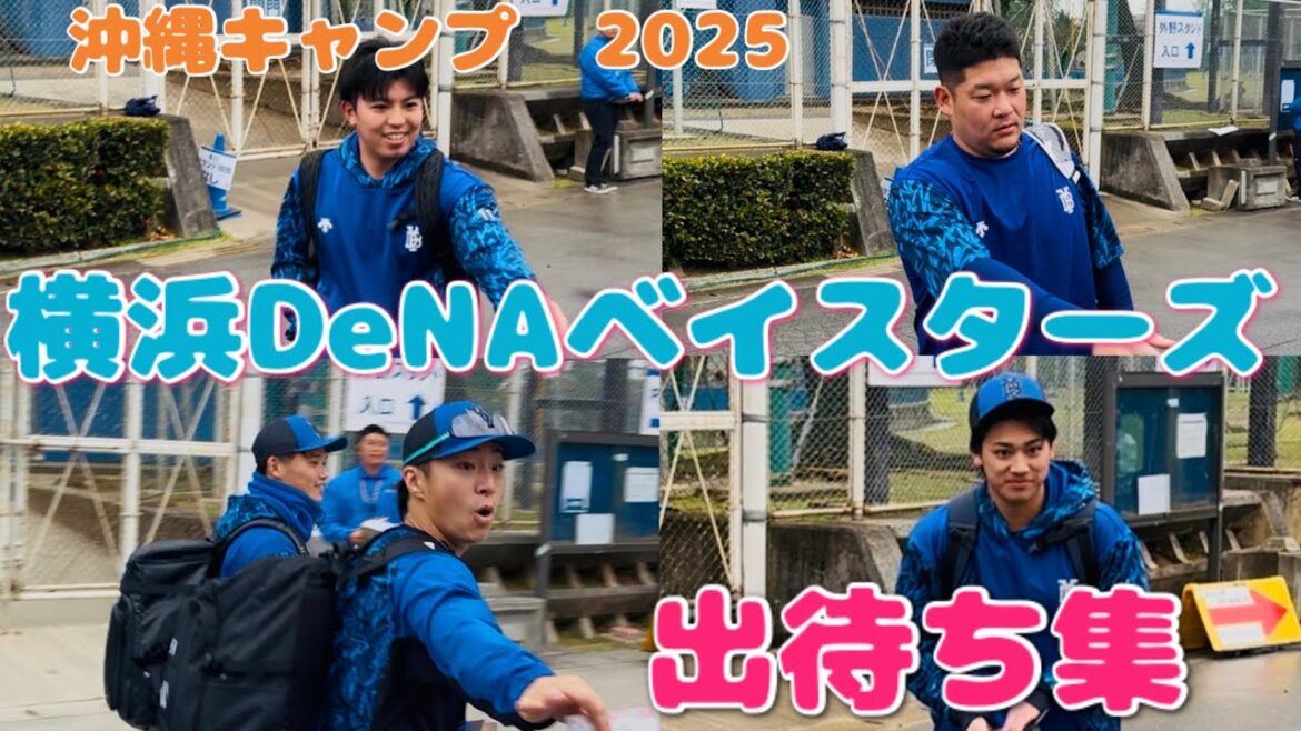 【選手近過ぎ！】横浜DeNAベイスターズ　出待ちまとめ（沖縄キャンプ）