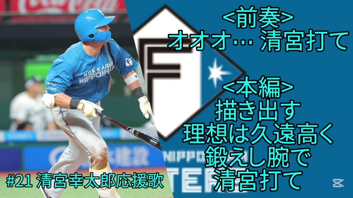 【前奏追加】#21 清宮幸太郎選手新応援歌