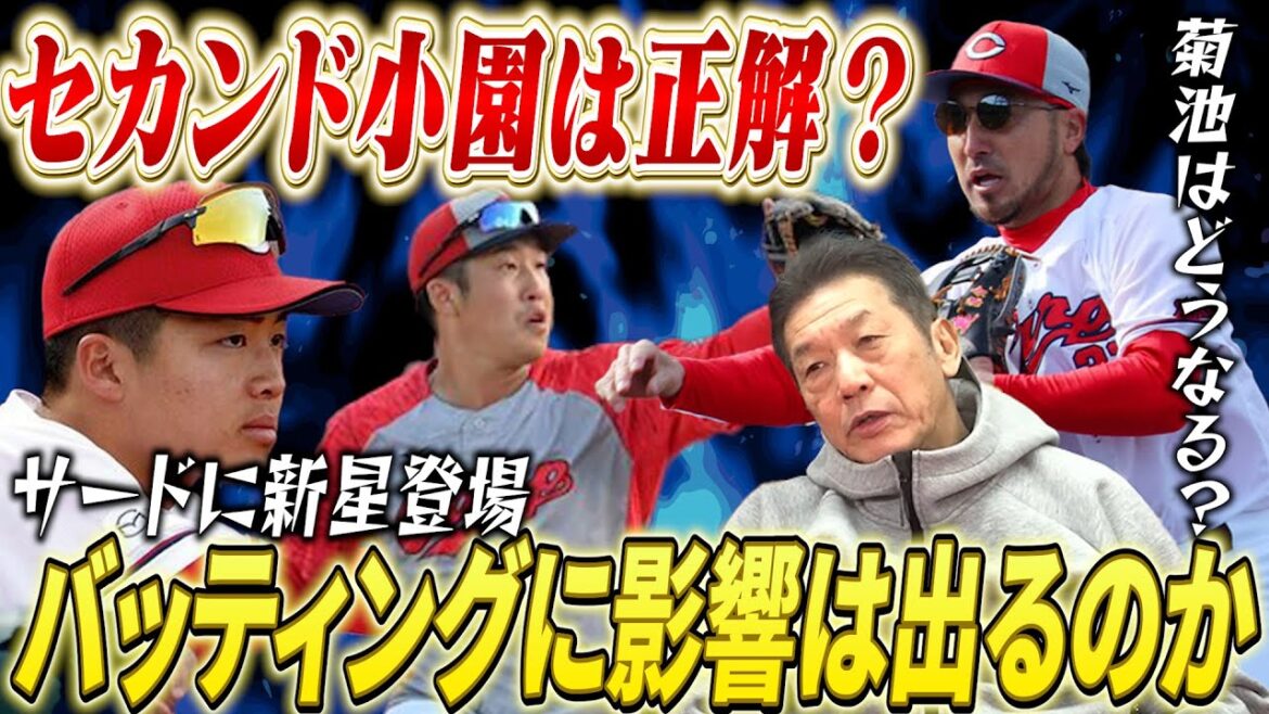【どうなる！？菊池】キャンプで背番号「5」になった小園が本格的にセカンドを！遂に世代交代が起こってしまうのか？そして若手の台頭【高橋慶彦】【広島東洋カープ】【プロ野球OB】