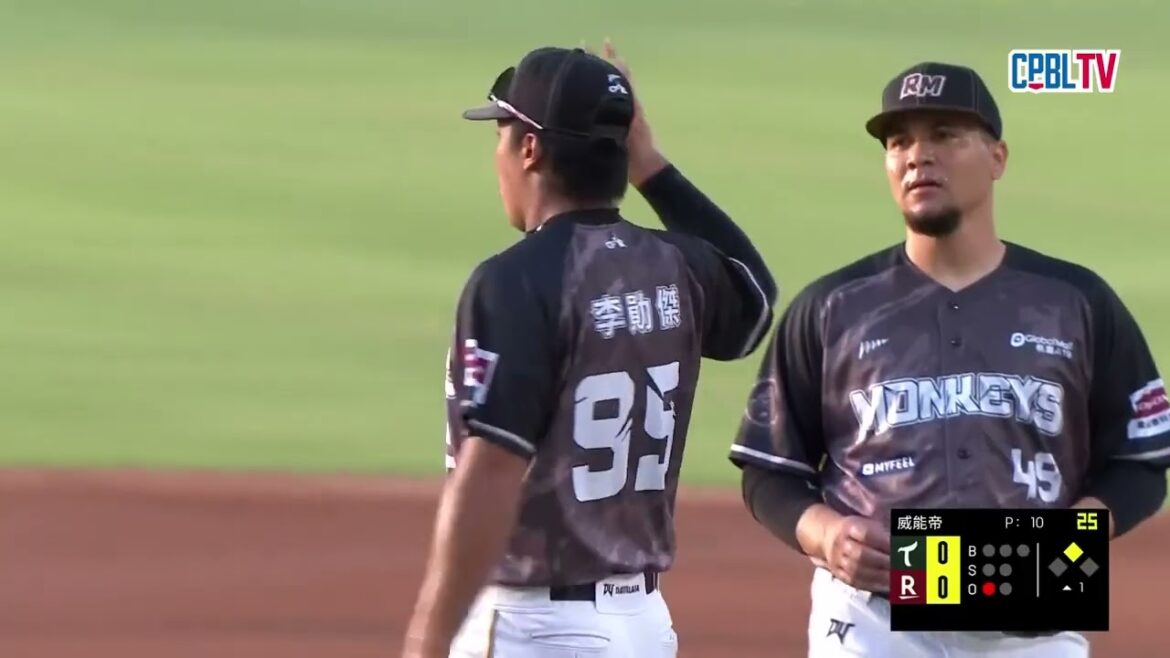 09/01 台鋼 VS 樂天 一局上，王柏融的安打幫助台鋼首局就先馳得點