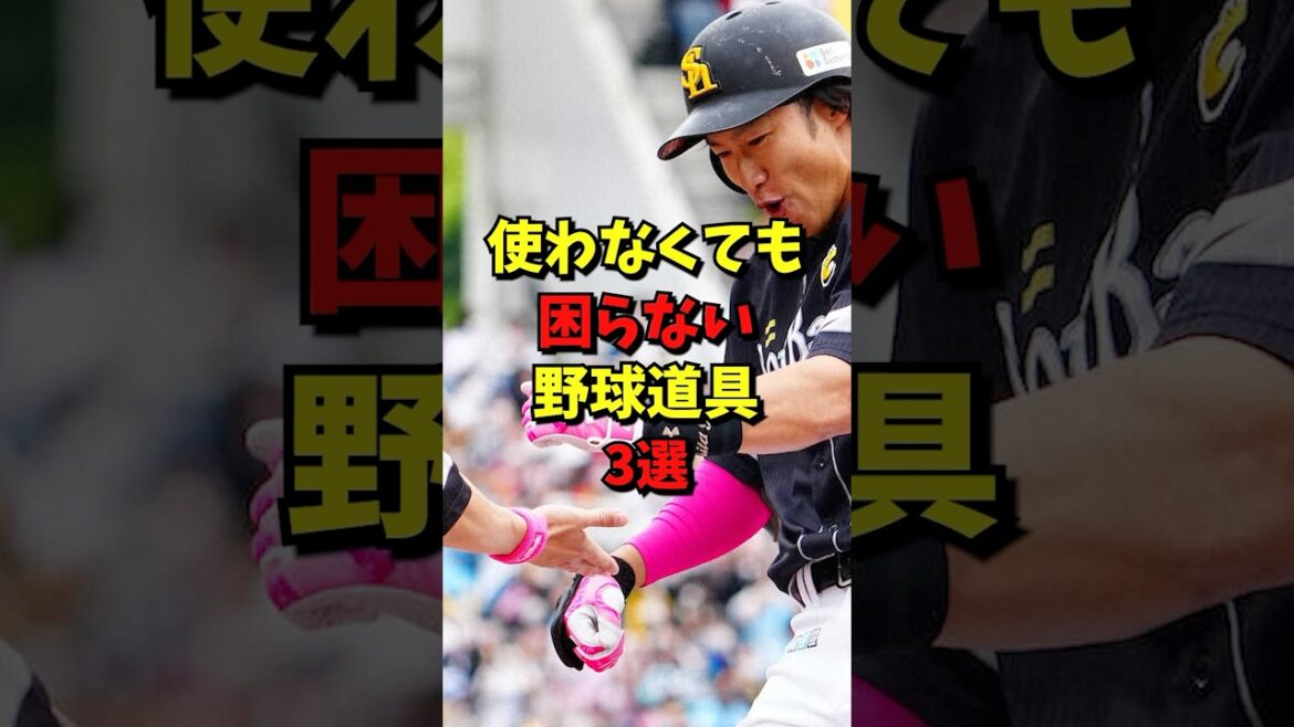 使わなくても困らない野球道具3選#野球 #プロ野球