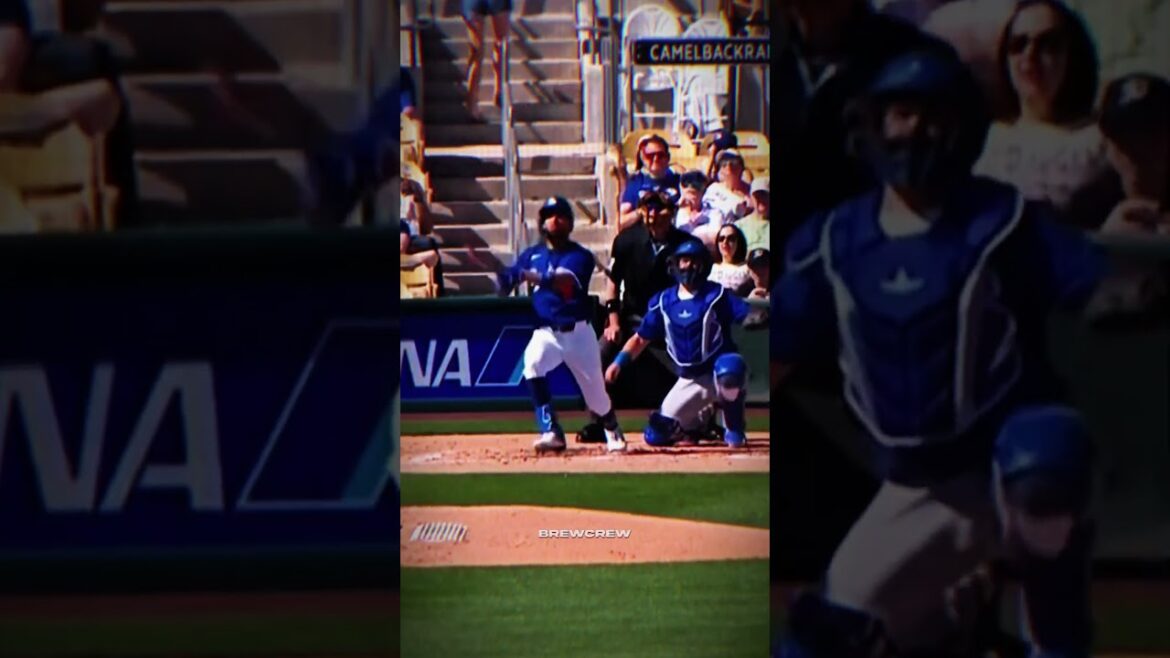 Eddie Rosario Hits The First Homerun Of Spring Training!🔥#shorts