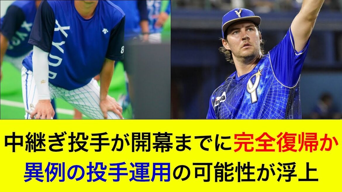 【開幕までに完全復帰か】リハビリ中の中継ぎ投手の現状が判明!異例の投手運用の可能性が浮上【横浜DeNAベイスターズ】 【開幕までに完全復帰か】リハビリ中の中継ぎ投手の現状が判明!異例の投手運用の可能性が浮上【横浜DeNAベイスターズ】