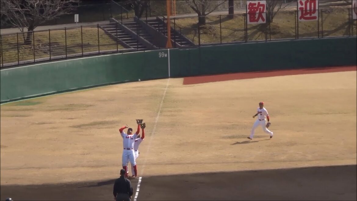 メヒアとM.ラミレスの衝突危なかった、2アウトランナー2・3塁、舟越秀虎のセーフティースクイズ成功なるか！？【巨人2軍 vs 広島カープ2軍の練習試合・7回表：小林樹斗】