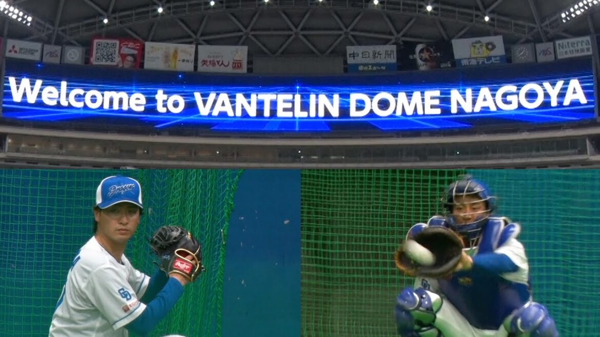 ルーキーの本拠地初練習にカメラが接近📹 #吉田聖弥 #石伊雄太 #Dragons_Inside