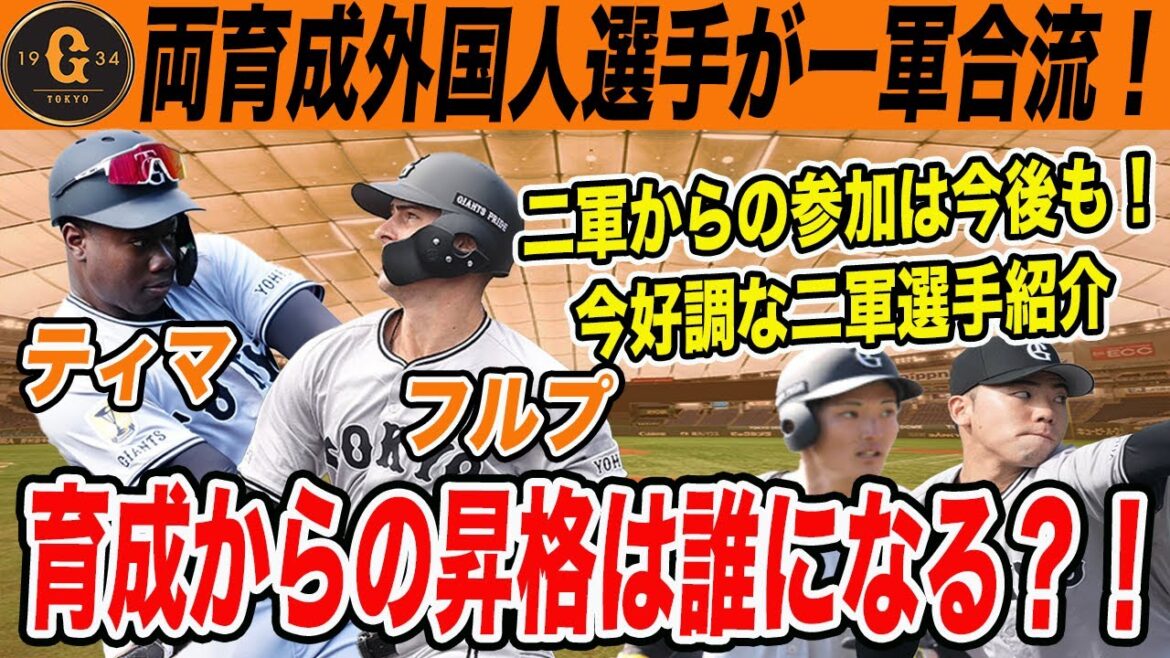 【巨人】ティマ・フルプが一軍へ!今後の昇格候補になる二軍で好調な選手と育成からの支配下昇格候補も! キャンプ最新情報 読売ジャイアンツ 【巨人】ティマ・フルプが一軍へ!今後の昇格候補になる二軍で好調な選手と育成からの支配下昇格候補も! キャンプ最新情報 読売ジャイアンツ