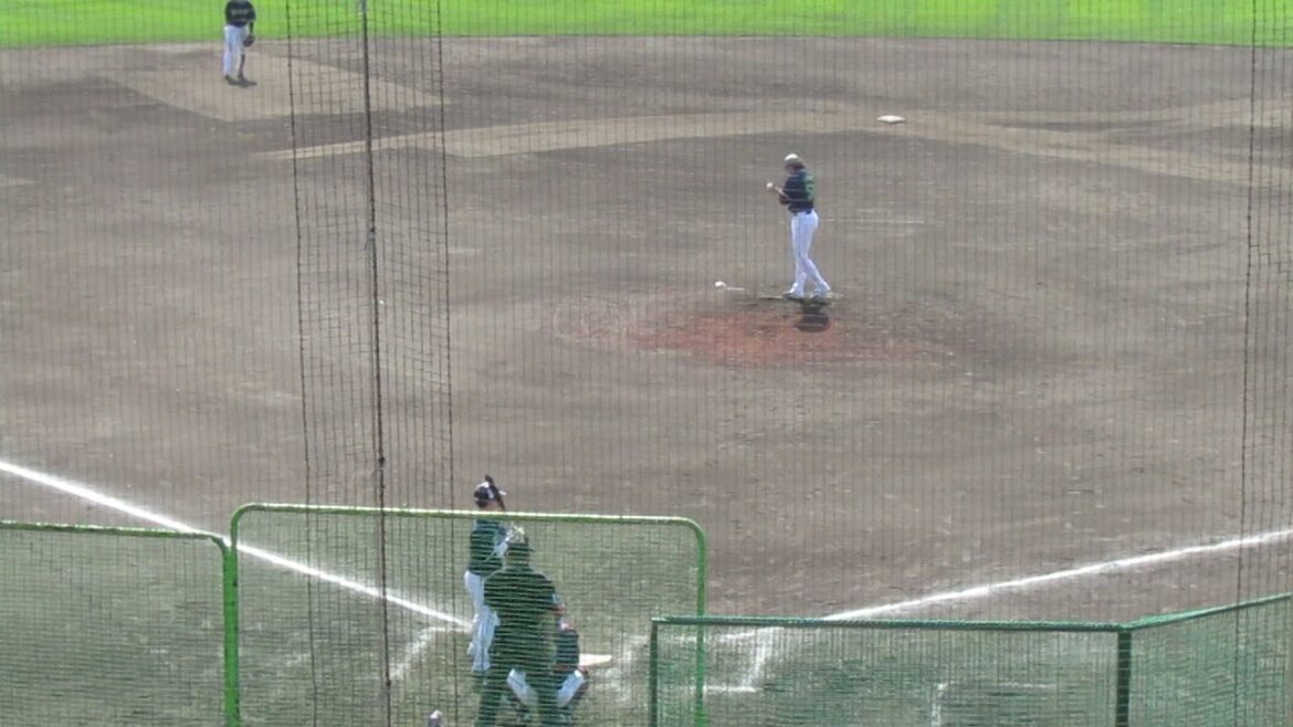 【スワローズ】マイク・バウマンがエグい〜内山壮真を三振＜ヤクルトスワローズ 沖縄キャンプ 2025年2月19日＞