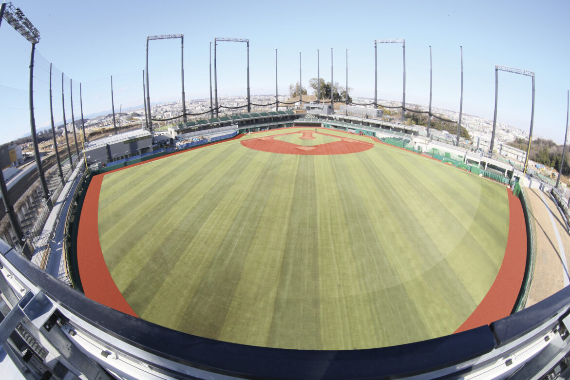 ジャイアンツタウンスタジアムにスポーツ用人工芝が採用 ~読売巨人軍と共同開発~ | 住友ゴム工業 ジャイアンツタウンスタジアムにスポーツ用人工芝が採用 ~読売巨人軍と共同開発~ | 住友ゴム工業