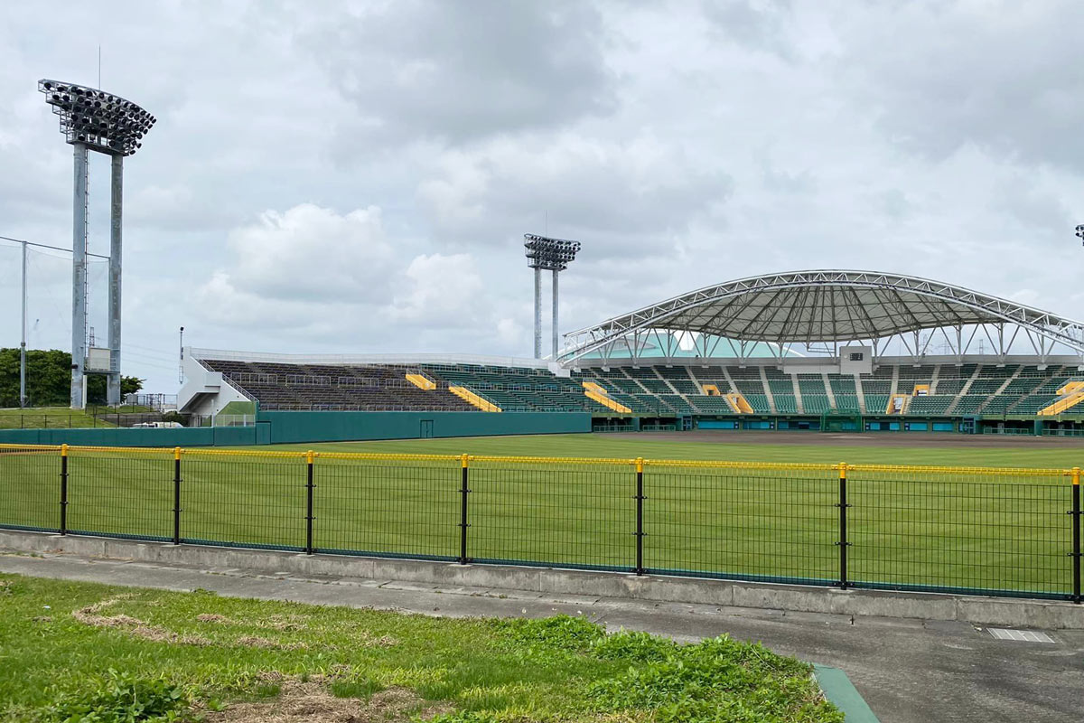 広島東洋カープの二次キャンプ先（コザしんきんスタジアム）