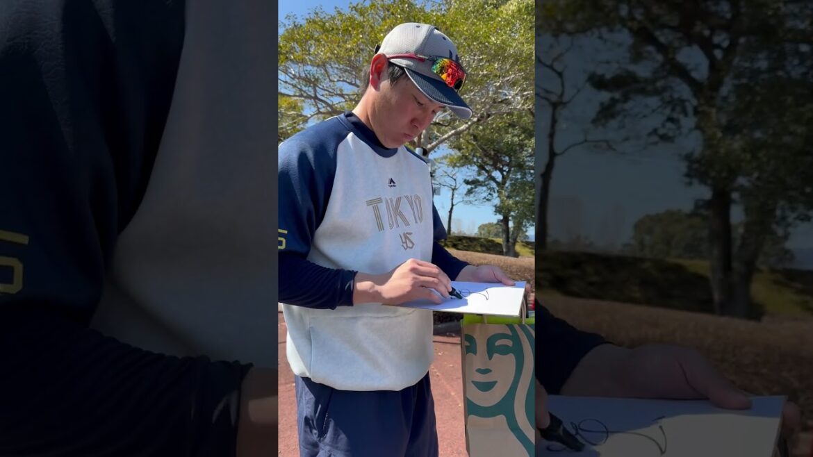 川端慎吾選手のファンサヤクルトスワローズキャンプ