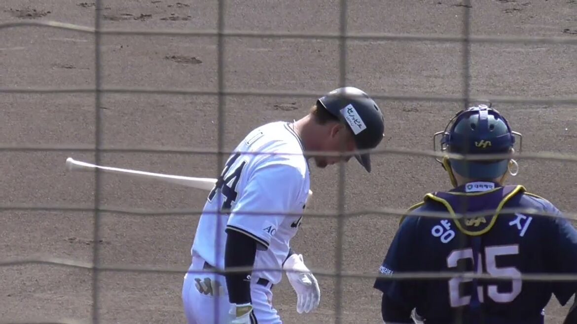 【プロ野球】2025年3月1日　オリックス　キャンプ　『VS斗山ベアーズ　1回裏』／　두산 베어스 VS 오릭스   1회