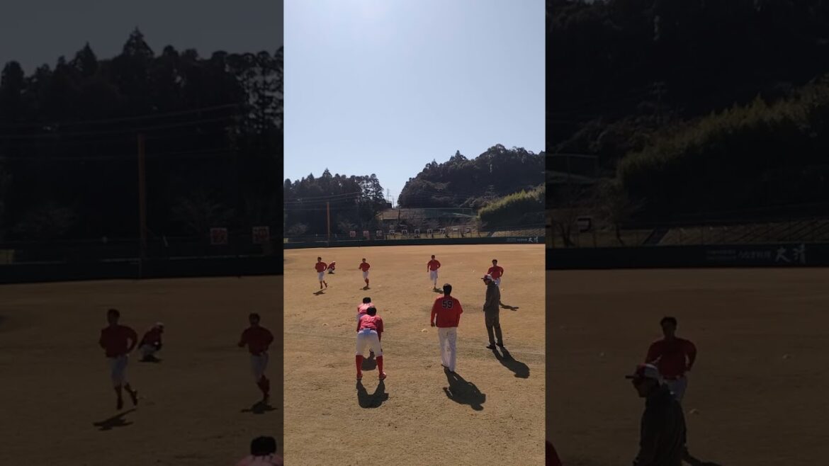 持久的ショートダッシュに悶絶！ #佐々木泰 #久保修#大盛穂 #野間峻祥 #髙木翔斗 #広島カープ春季キャンプ