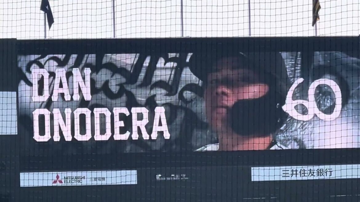 【開幕試合】 #阪神 #小野寺暖 選手 #登場曲ビジョン  25.3.1.  #sglスタジアム尼崎  【阪神ファーム新本拠地 】#ゼロカーボンベースボールパーク