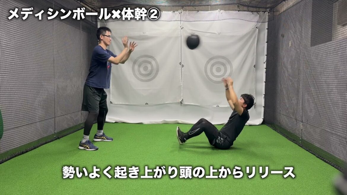 メディシンボール体幹1 メディシンボール体幹1