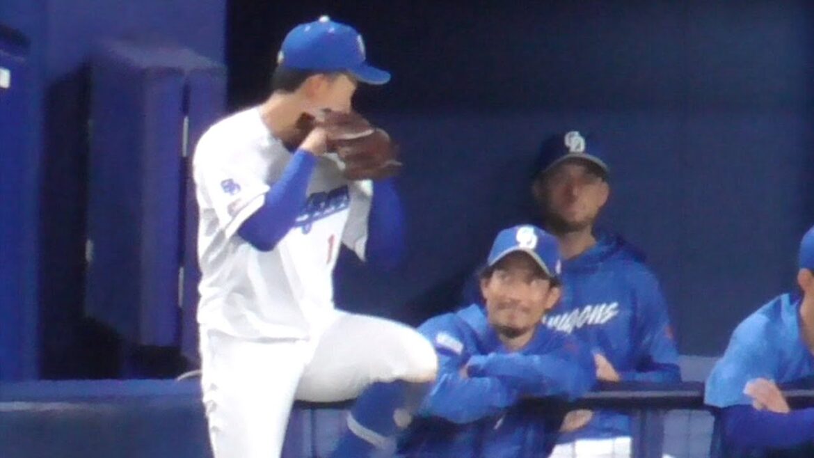 岡林勇希　祖父江大輔本人の目の前でそっくりなモノマネを披露　中日ドラゴンズVS横浜DeNAベイスターズ　2025/03/02