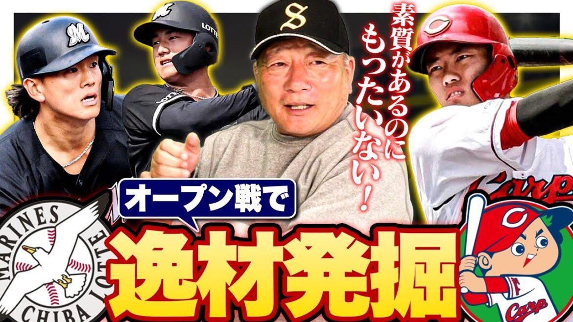 【ロッテ&広島総括】ロッテの外野手争いが過激‼︎その中で片鱗を見せてる山本大斗に可能性を感じる‼︎広島の右の野手で最も目についたのは誰？？高木豊がロッテ&広島の総評を語ります