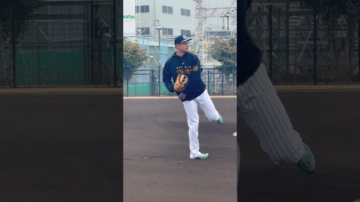 【早期復帰を願う】  大竹耕太郎投手  「日鉄鋼板SGLスタジアム尼崎」タイガース練習場より」 2025.3.1   #shorts