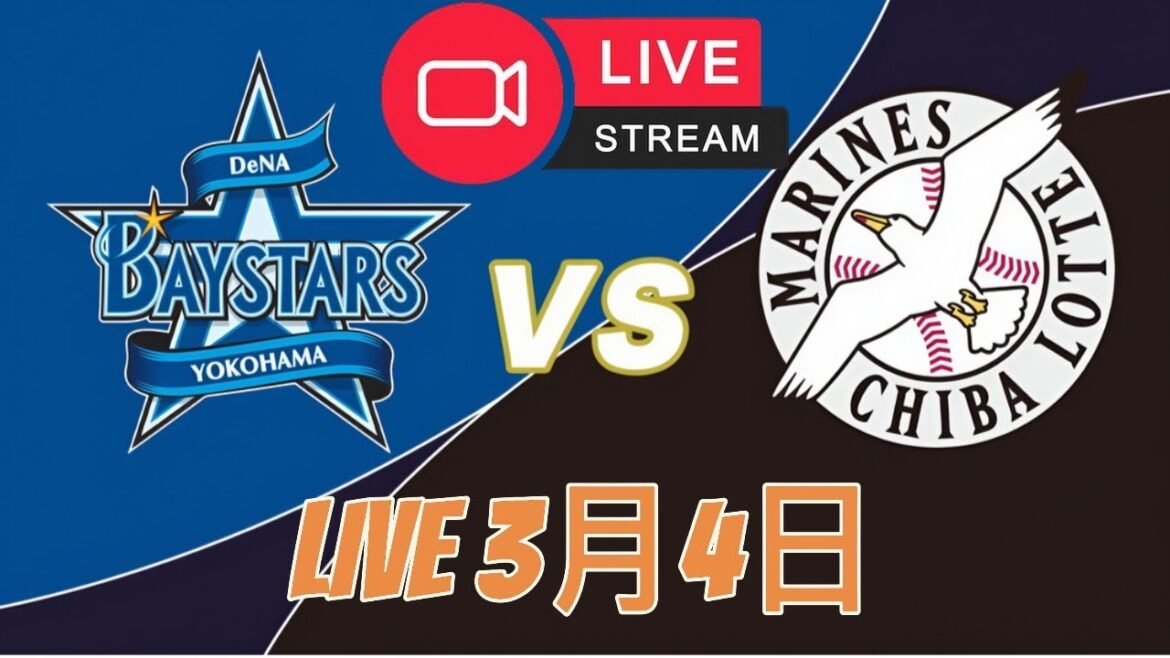 プロ野球2025 - DeNA VS ロッテ LIVE 2025年3月4日