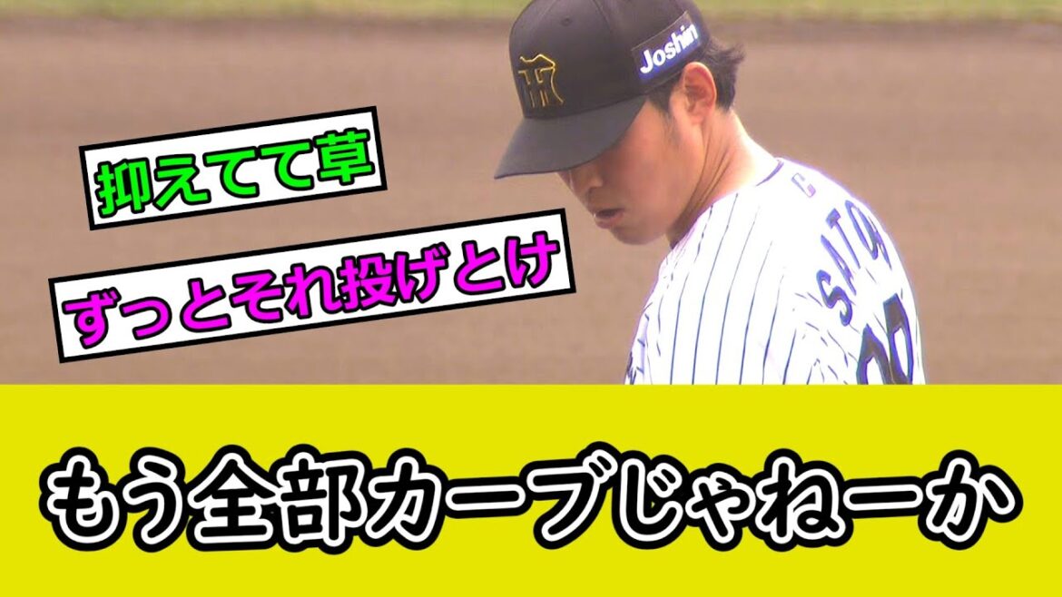 阪神・佐藤蓮というカーブしかストライクが入らない男ｗ
