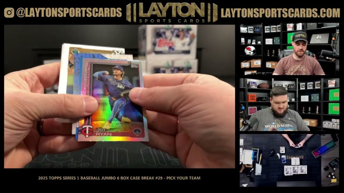 2025 Topps Series 1 Baseball Jumbo 6 Box Case Break #29