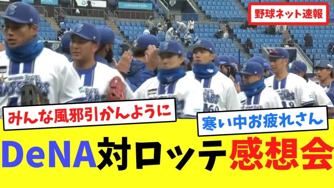DeNA対ロッテ感想会【ネット反応集】