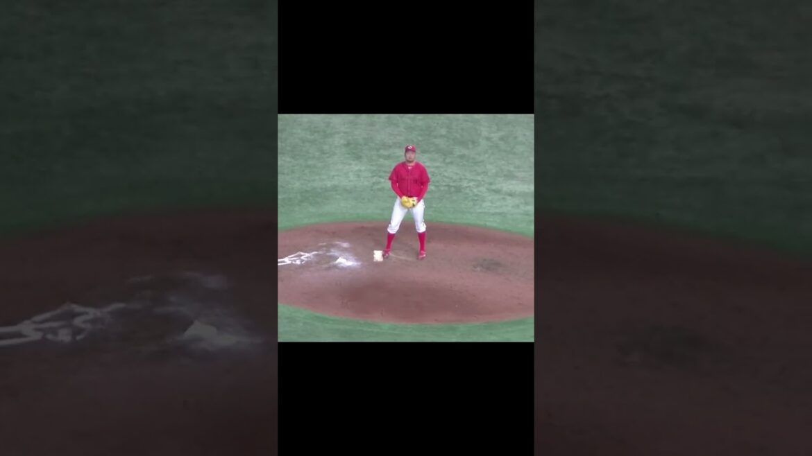 カープ中崎翔太2024投球フォーム【 読売ジャイアンツ対 広島カープ2024年4月13日】