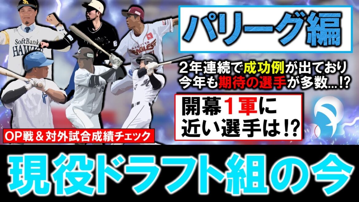 【現役ドラフト組の今・パリーグ編】第３回現役ドラフト選手のここまでの成績は！？【ＳＢ・上茶谷大河】【日ハム・吉田賢吾】【ロッテ・石垣雅海】【楽天・柴田 大地】【オリ・本田圭佑】【西武・平沢 大河】