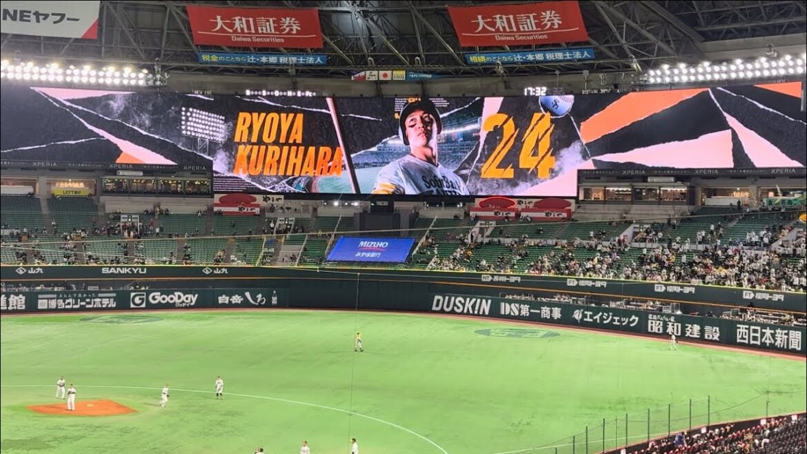 新DJによる🎤超攻撃型🔥2025年ソフトバンクホークススタメン発表シーン✨2025.3.4