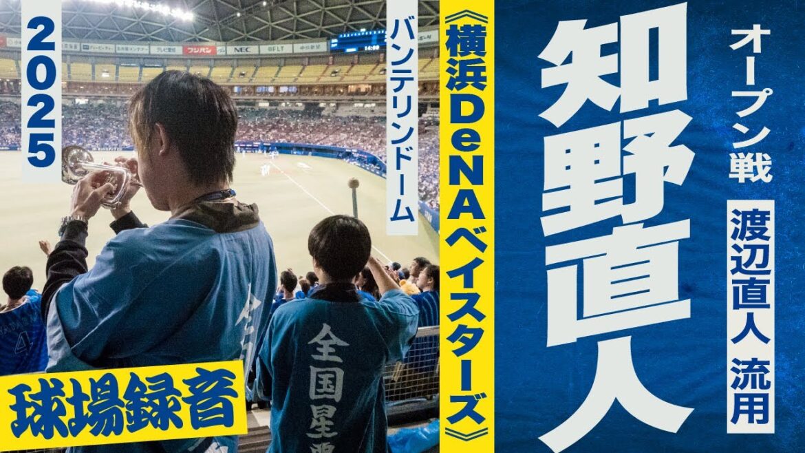 高音質🎺【渡辺直人 流用】知野直人選手応援歌《横浜DeNAベイスターズ》2025バンテリンドーム