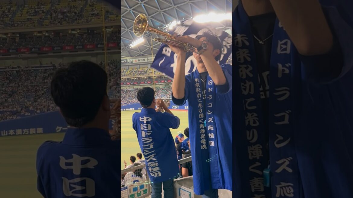 ビシエド応援歌→ビシエドチャンス❤️‍🔥二次会⚾️ナゴヤドームライトスタンド⚾️2024.5.26 ヤクルト戦 5-0  #村上#中田 #ビジエド