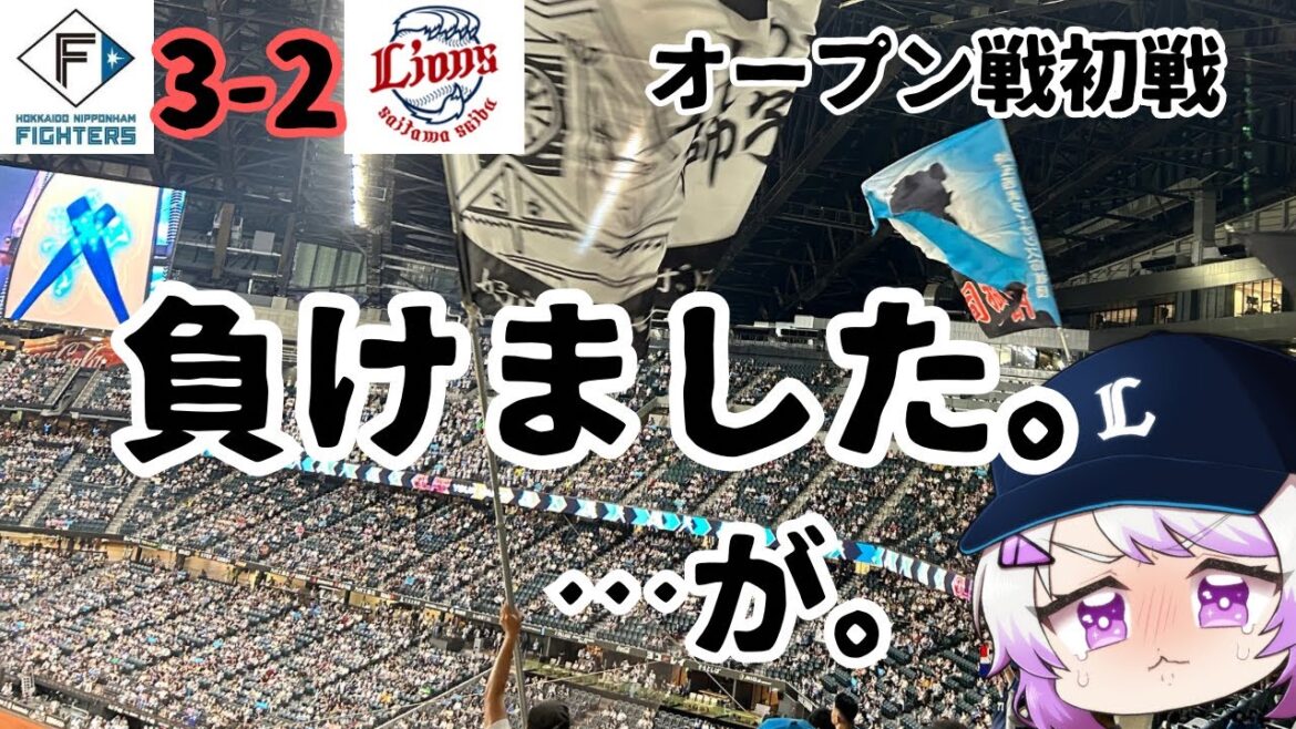 【負けました】しあいごの、かんたんなかんそう【埼玉西武ライオンズ】