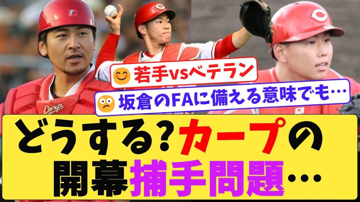 【議論】広島カープ捕手起用『ベテランor若手』どちら主体でいくべき？
